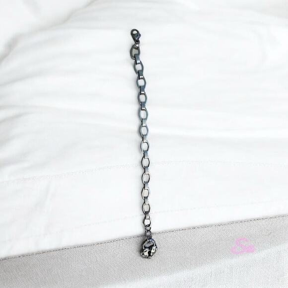 COPY - Sterling Silver Heart Lock unique Bracelet fit 7-8” will not Fade unisex - Picture 4 of 4